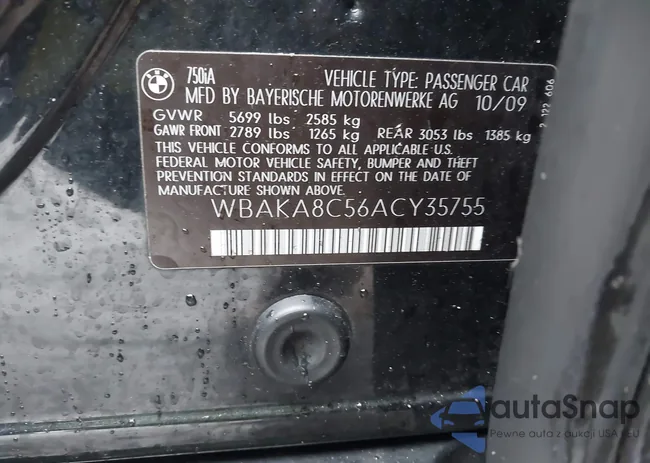 WBAKA8C56ACY35755: 44425264