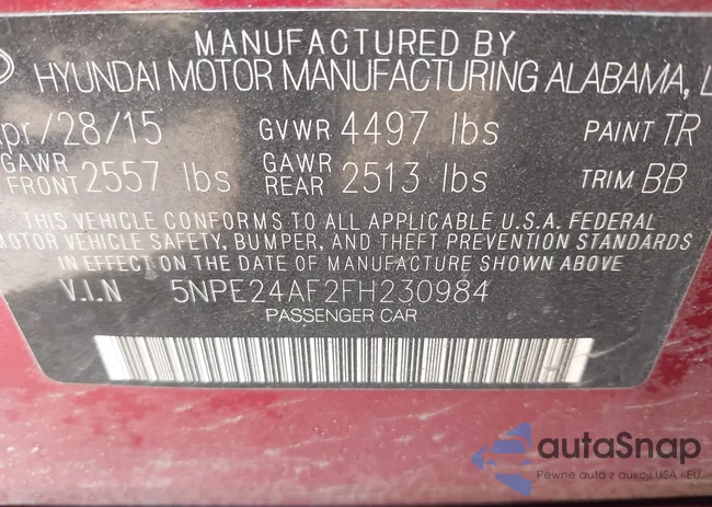 5NPE24AF2FH230984: 44425289