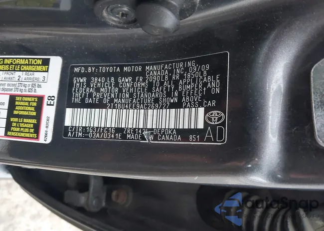 2T1BU4EE9AC269727: 44425327