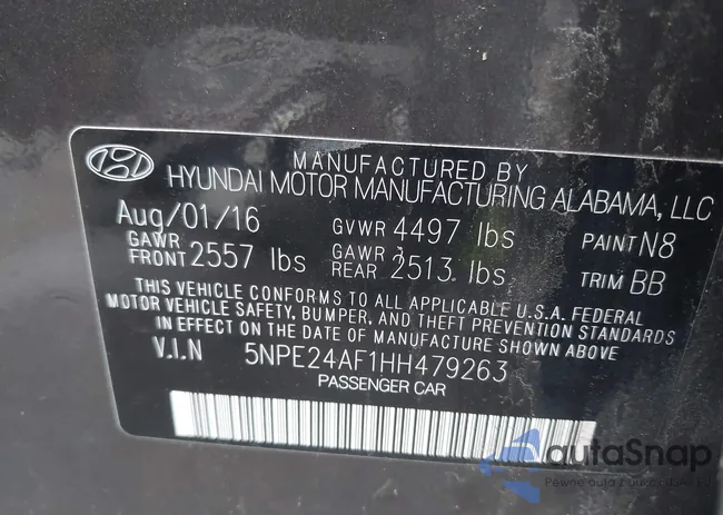 5NPE24AF1HH479263: 44424659