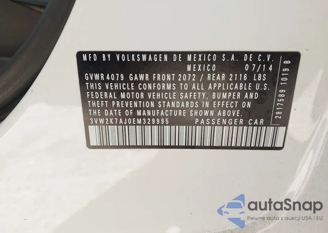 3VW2K7AJ0EM329995: 44426046