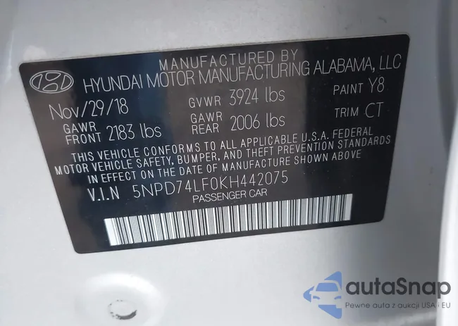 5NPD74LF0KH442075: 44426094