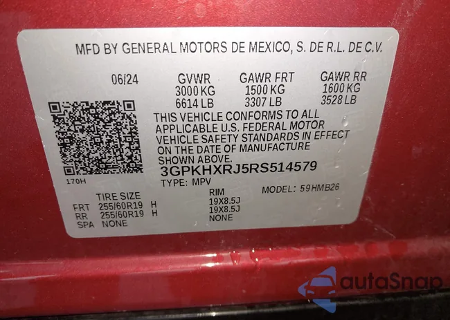 3GPKHXRJ5RS514579: 44426099