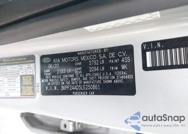 3KPF24AD5LE250861: 44426248