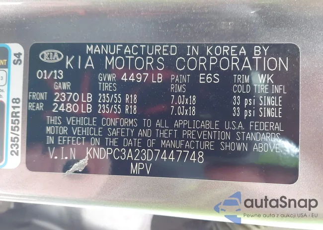 KNDPC3A23D7447748: 44426357