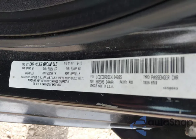 1C3CCBAB9CN104885: 44426402