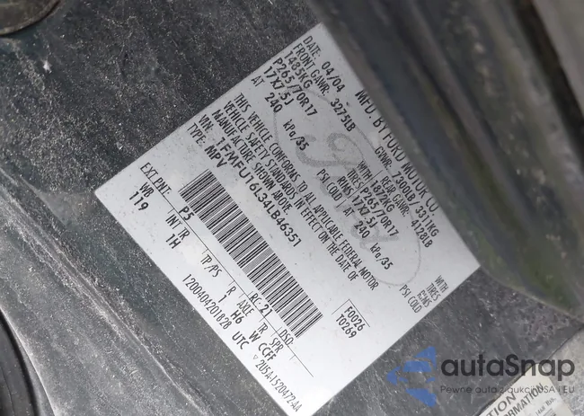 1FMFU16L34LB46351: 44425709