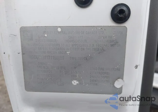 2GCEC13V171150059: 44425734