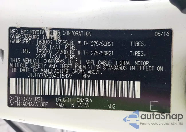 JTJHY7AX2G4215427: 44427135