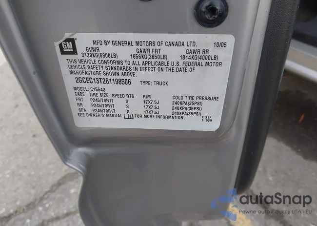 2GCEC13T261198506: 44427146