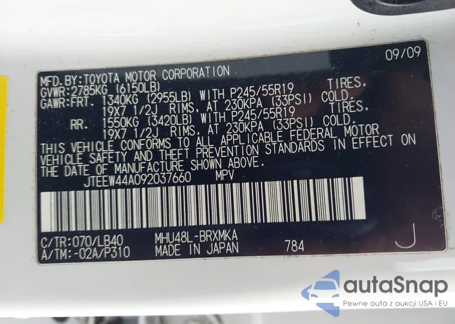 JTEEW44A092037660: 44427221