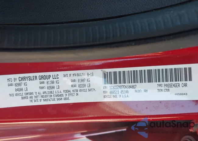 1C3CDZAB7EN104067: 44426755