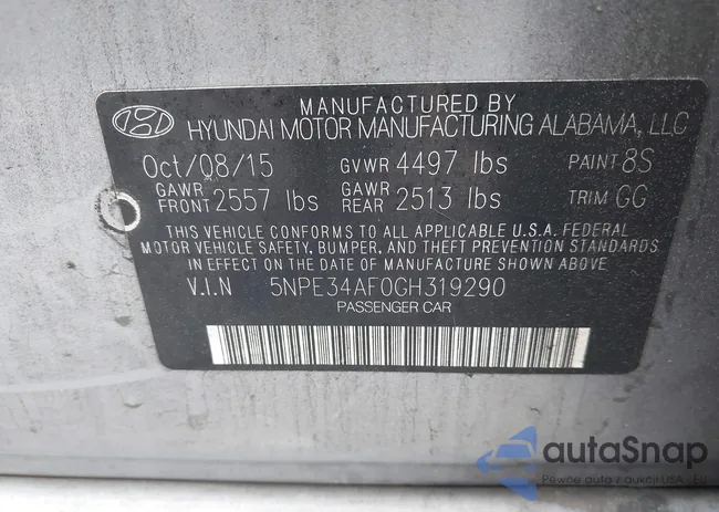 5NPE34AF0GH319290: 44428092