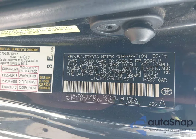 JTKJF5C75GJ018371: 44428287