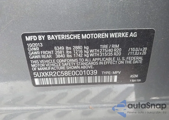 5UXKR2C58E0C01039: 44428300