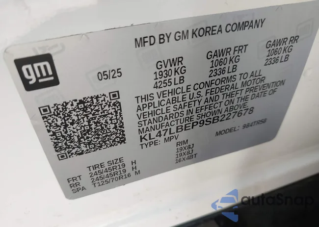 KL47LBEP9SB227678: 44428784