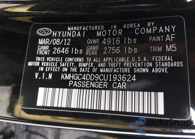 KMHGC4DD9CU193624: 44428796