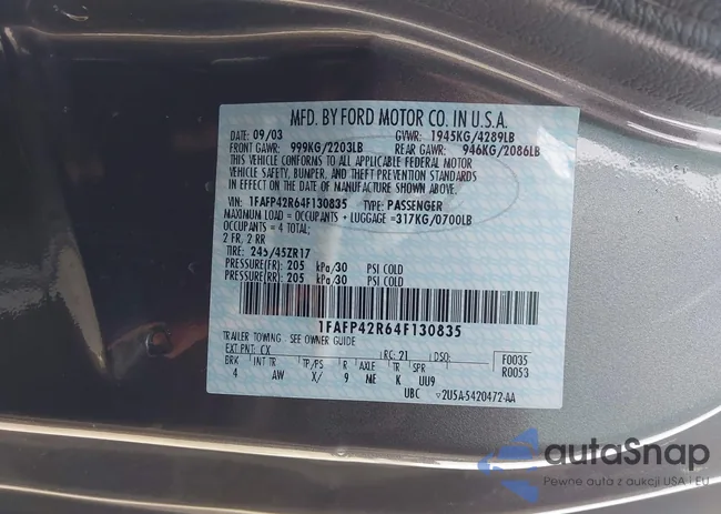 1FAFP42R64F130835: 44428828