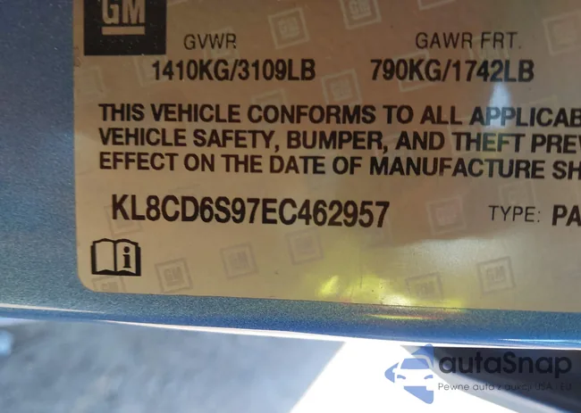 KL8CD6S97EC462957: 44428847