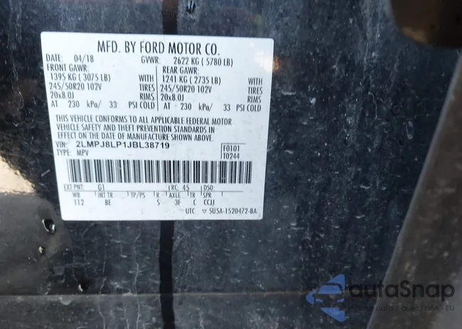 2LMPJ8LP1JBL38719: 44428958