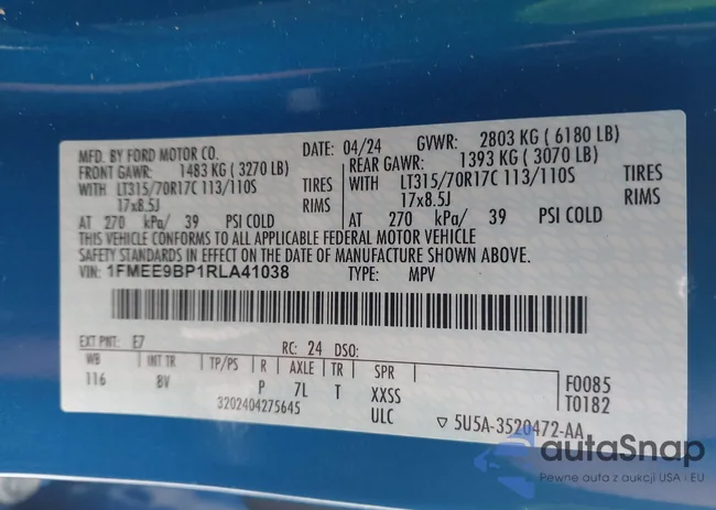 1FMEE9BP1RLA41038: 44429057