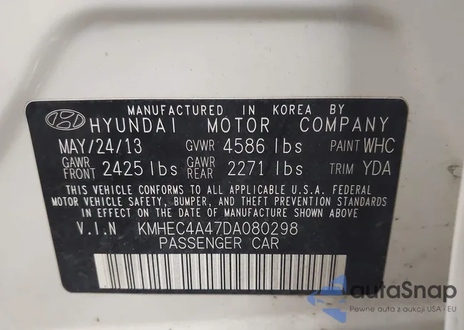 KMHEC4A47DA080298: 44429085