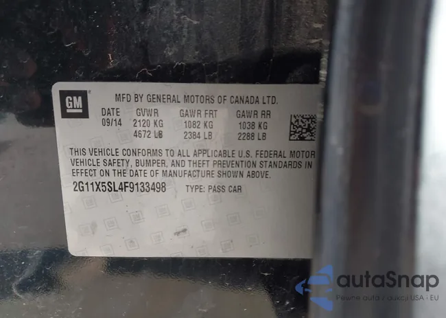 2G11X5SL4F9133498: 44429273