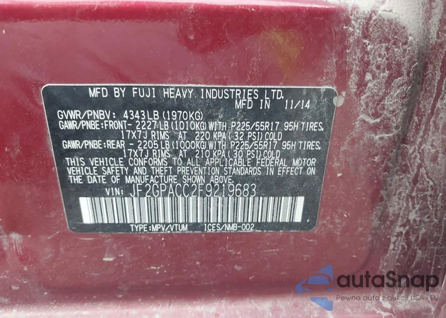 JF2GPACC2F9219683: 44428377