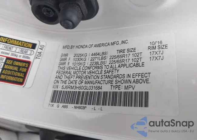 5J6RM3H50GL031684: 44428609