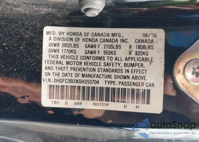 2HGFC3B3XGH353704: 44428651