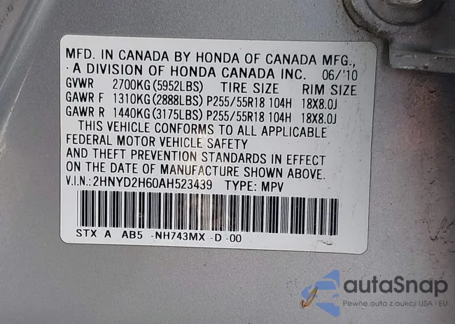 2HNYD2H60AH523439: 44429845