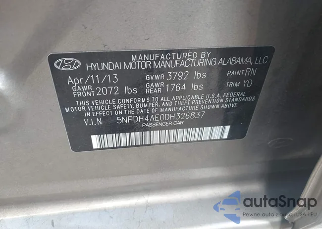 5NPDH4AE0DH326837: 44429912