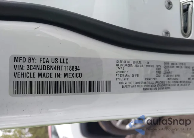 3C4NJDBN4RT118894: 44429995