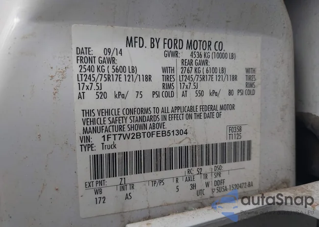 1FT7W2BT0FEB51304: 44430002