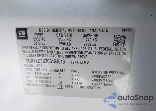 2GNFLCEK2C6154516: 44430219