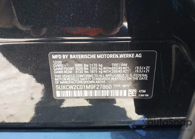 5UXCW2C01M9F27860: 44429365