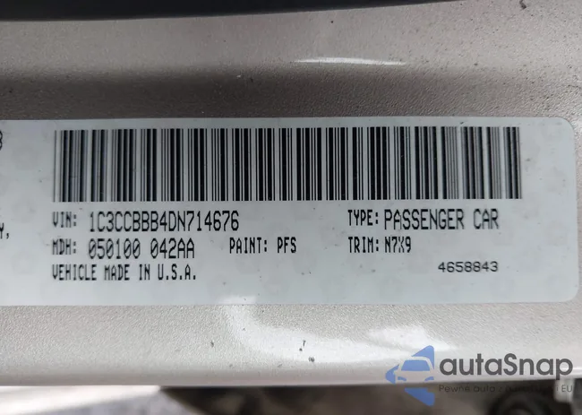 1C3CCBBB4DN714676: 44429371