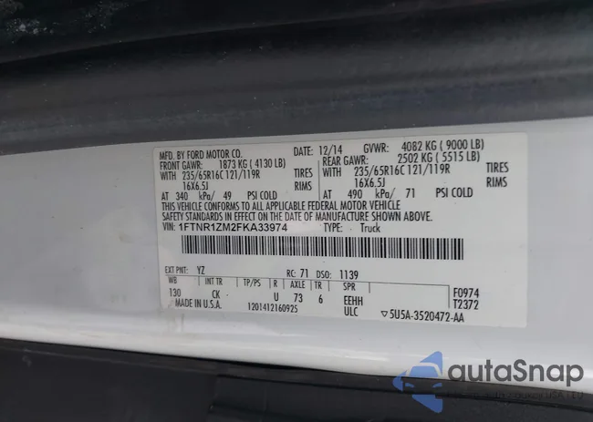 1FTNR1ZM2FKA33974: 44429585