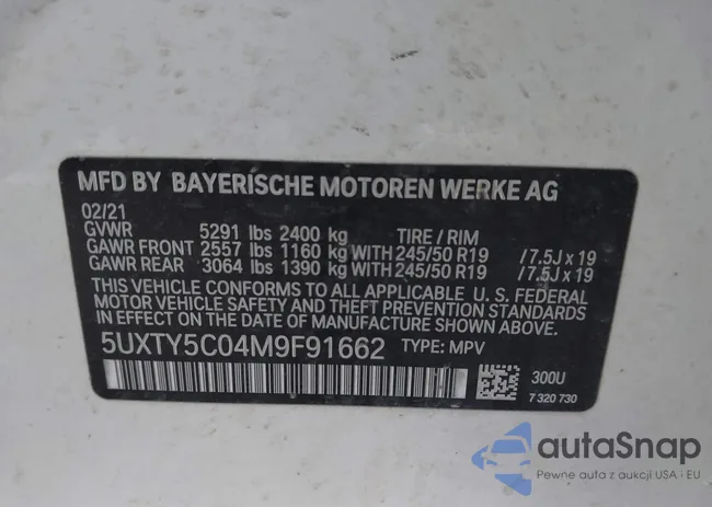 5UXTY5C04M9F91662: 44429629