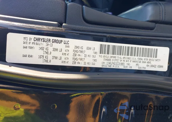 1C4RJFAG1EC319951: 44429637