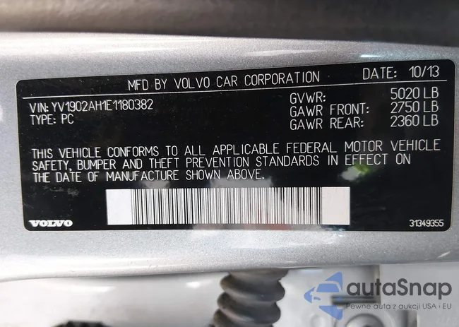 YV1902AH1E1180382: 44429706