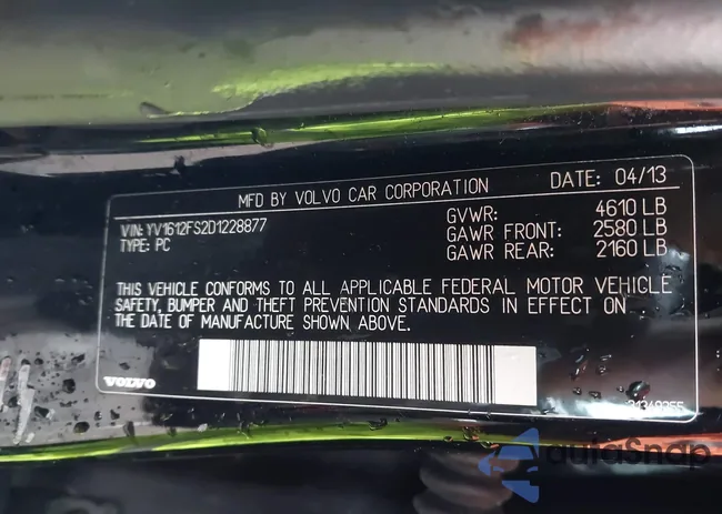 YV1612FS2D1228877: 44430825