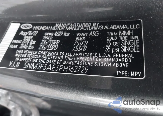 5NMJF3AE3PH162729: 44430884