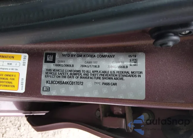 KL8CD6SA4KC817072: 44431028