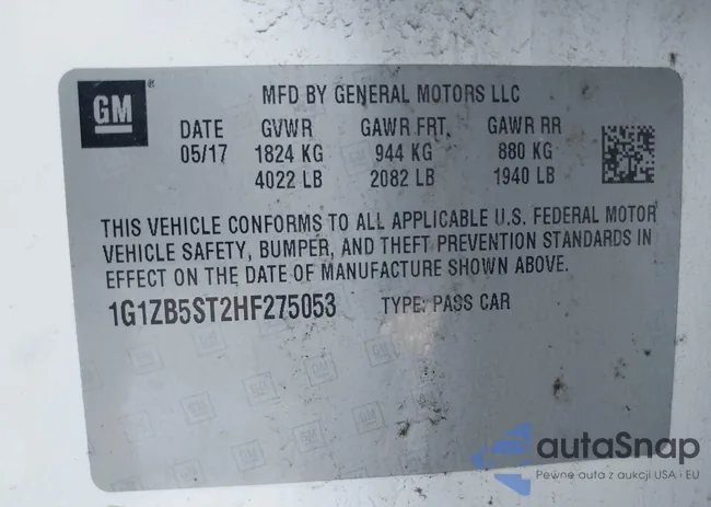 1G1ZB5ST2HF275053: 44431271