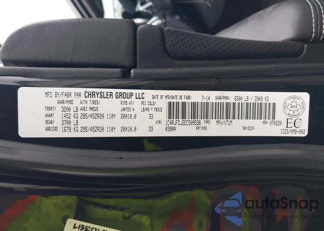 1C4RJFDJ2EC509538: 44431319