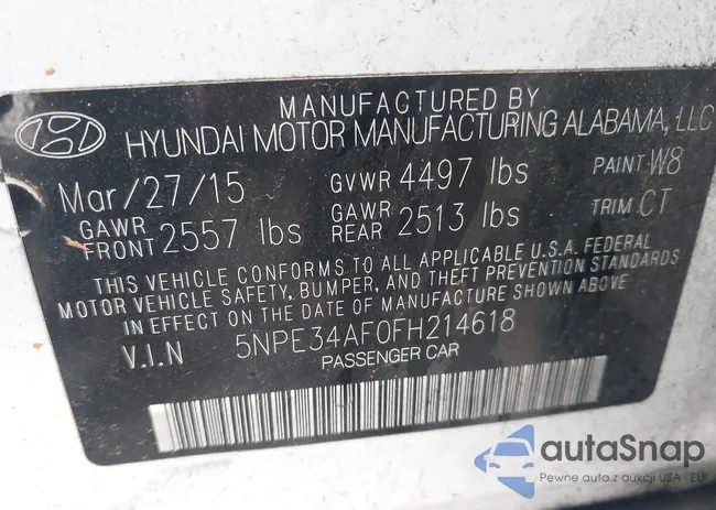 5NPE34AF0FH214618: 44430425