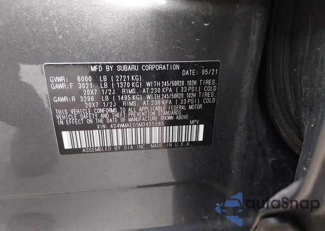 4S4WMAED5M3455085: 44430533