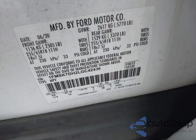 1FMSK7DH2LGC42436: 44430656