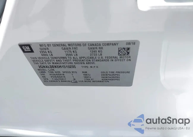 2GNALDEK6H1519235: 44431760